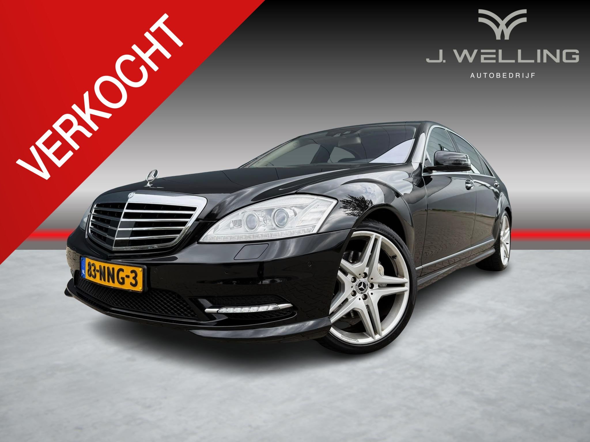 Mercedes-Benz S-klasse 500 Lang Prestige Plus, Auto diversen, Automaat, 5461 cc, Zwart, Mercedes-Benz