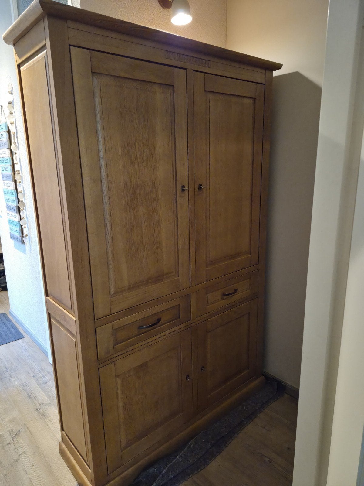 Degelijke mooie eikenhouten kast, Ophalen, Gebruikt, Klassiek, Eikenhout