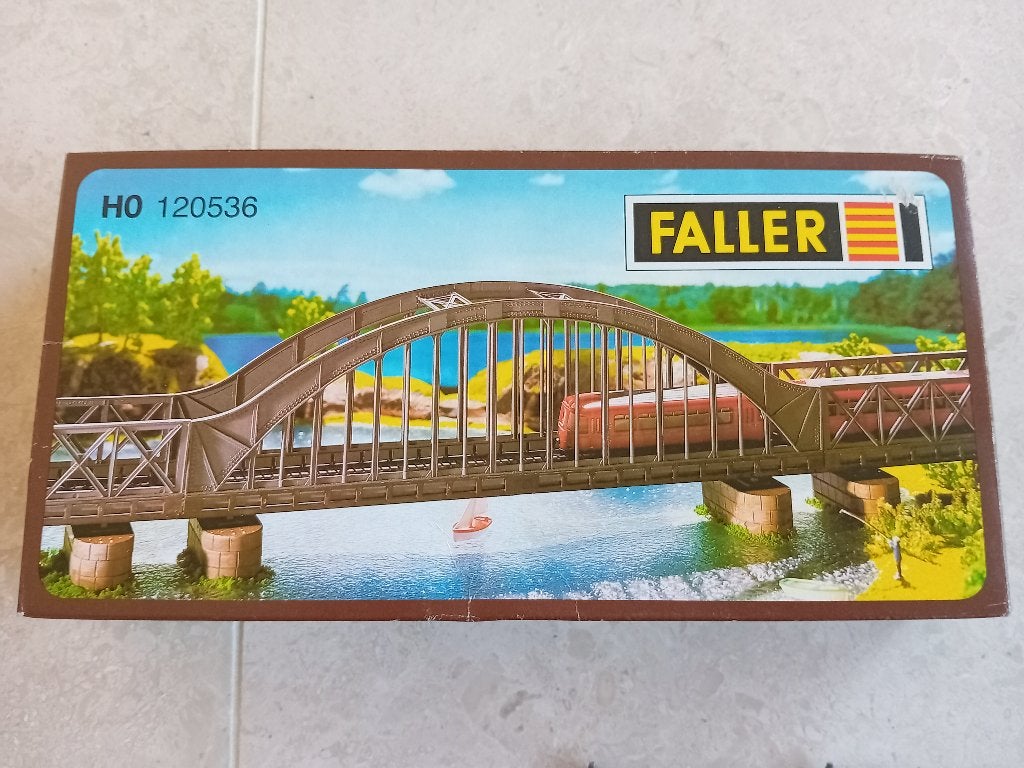 B#51 Faller 120536 H0 Boogbrug., Brug, Tunnel of Gebouw, Nieuw, Ophalen of Verzenden, Fleischmann