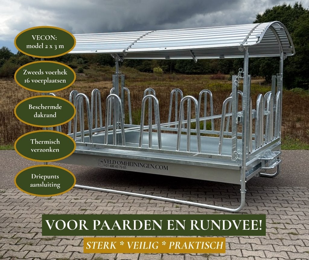 Voerruif,  Hooiruif, Voederplaats, Dieren en Toebehoren, Weidegang, Veld omheiningen, Schaijk, Info@veldomheiningen.nl