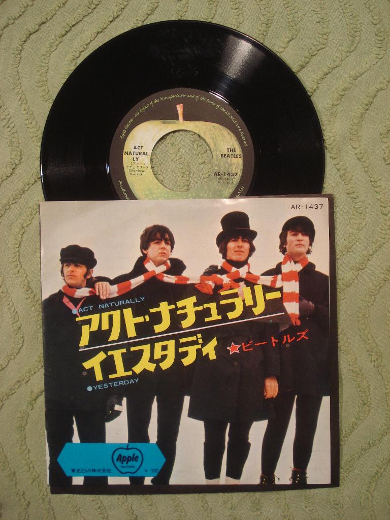 The Beatles 7" Vinyl Single: ‘Act Naturally’ (Japan) 9e ¥500, Cd's en Dvd's, Vinyl Singles, 7 inch, Single, Ophalen of Verzenden