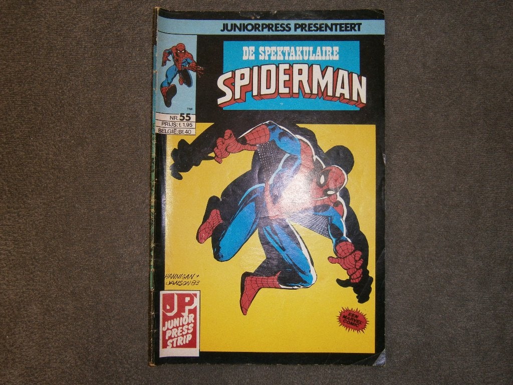 Juniorpress De Spektakulaire Spiderman nr. 55 (1984) Marvel, Boeken, Strips | Comics, Gelezen, Eén comic, Europa, Ophalen