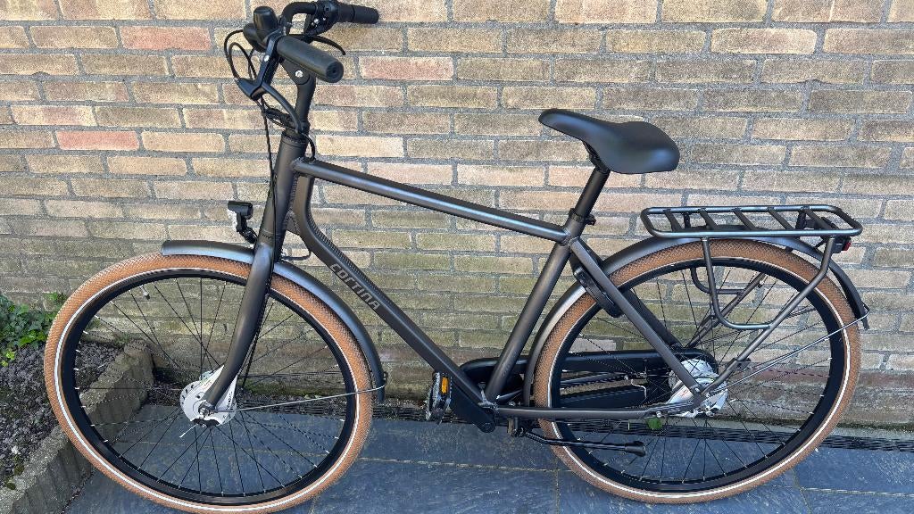 Mooie 28 inch Grijze CORTINA FOSS herenfiets 7 versnellingen, Fietsen en Brommers, Versnellingen, 49 tot 53 cm, Zo goed als nieuw