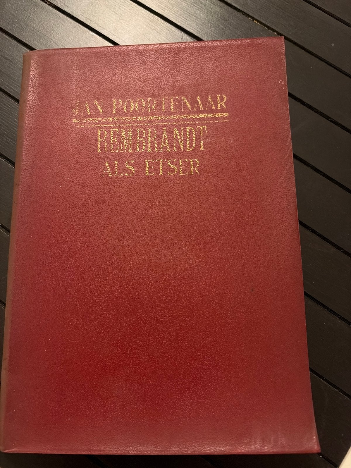 Rembrandt als Etser - Jan Poortenaar (Vijfde Druk), Ophalen of Verzenden, Gelezen, Overige onderwerpen