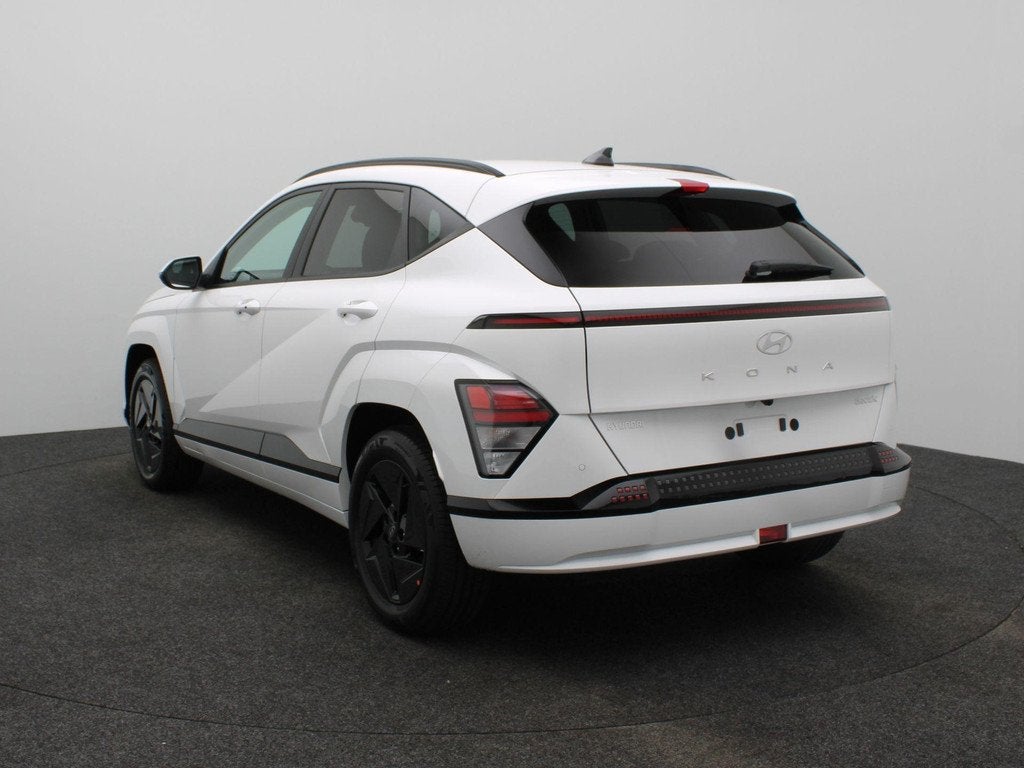 Hyundai Kona Electric Long Range Pure Edition 64.8 kWh | Sto, Auto's, Hyundai, Stof, Zwart, Met garantie (alle), Wit