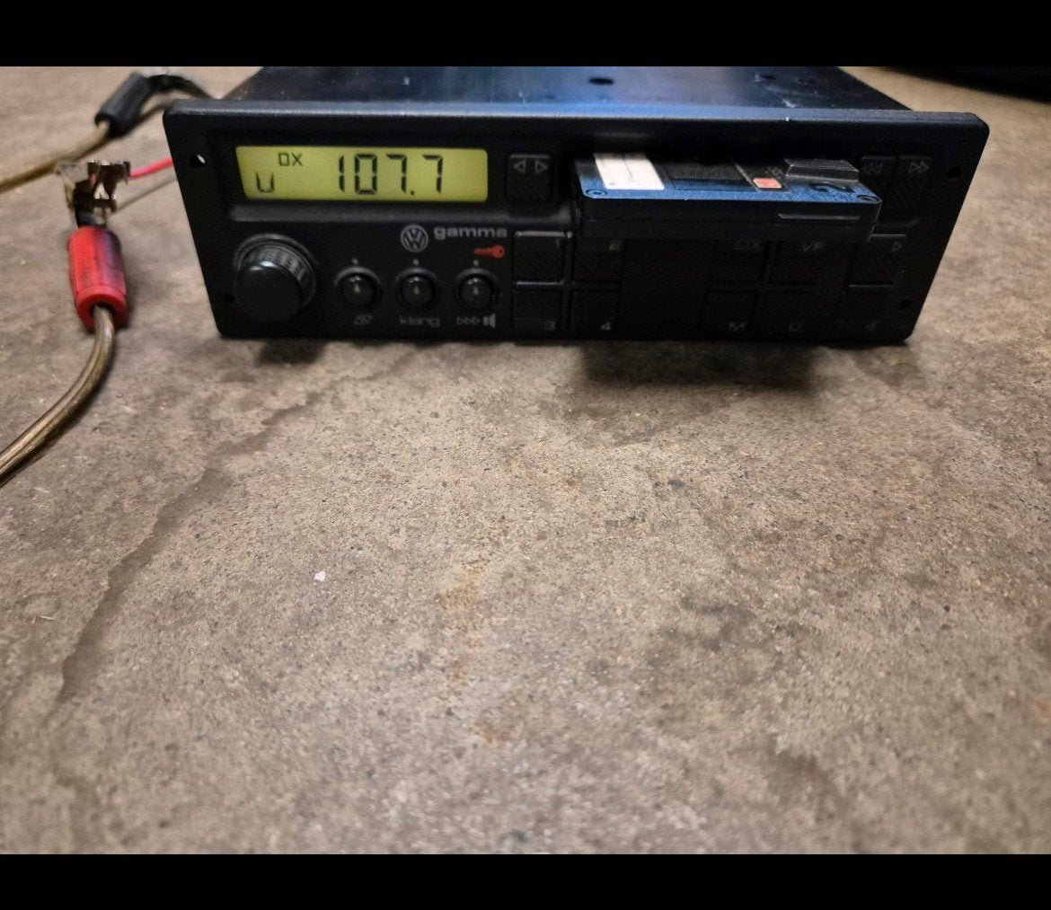 VW Gamma II radio - Golf 2 GTI G60 Rallye VR6, Ophalen of Verzenden, Zo goed als nieuw
