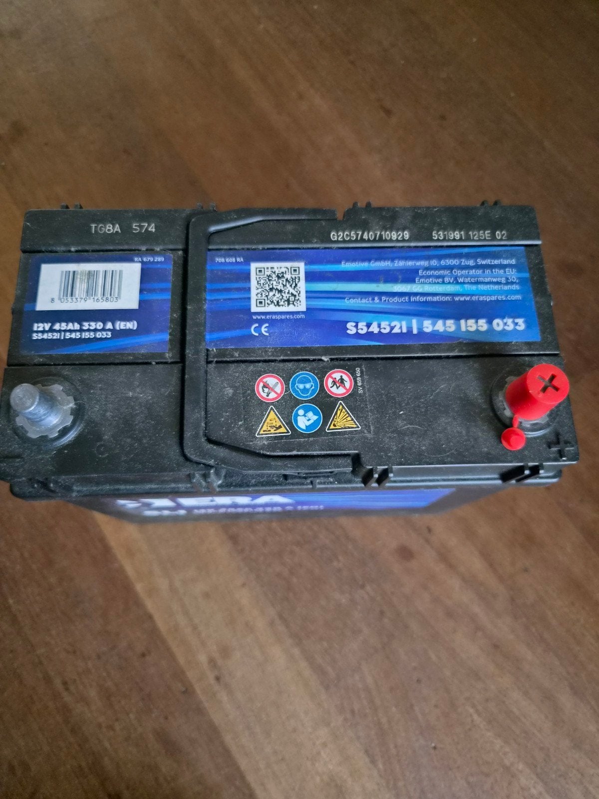 ERA SLI 12V 45Ah 330A (EN) Accu - Gebruikt, Ophalen