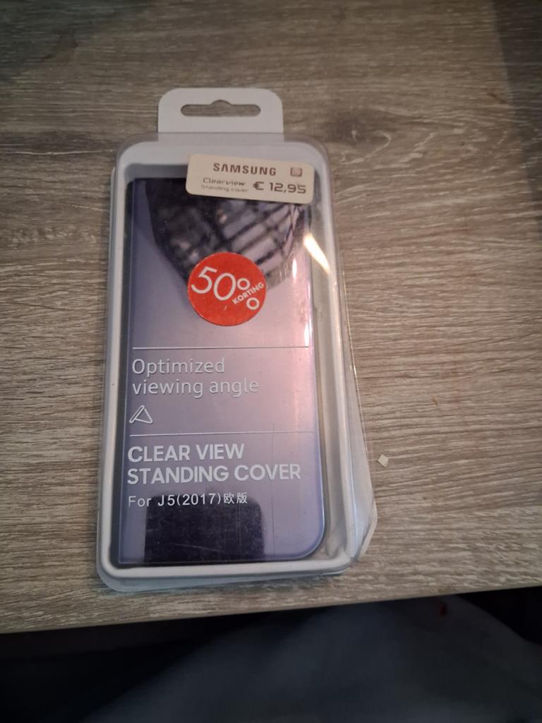 Samsung Clear View Standing Cover voor J5 (2017), Ophalen of Verzenden, Nieuw, Overige modellen, Hoesje of Tasje