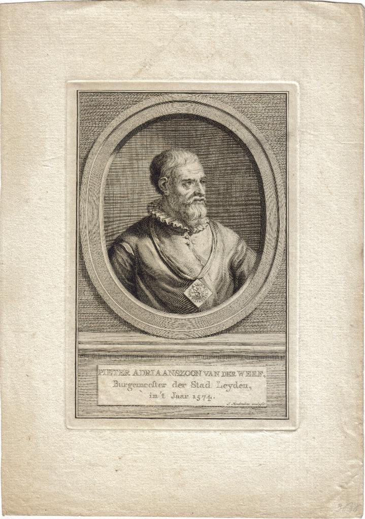 J. Houbraken "Pieter Adriaanszoon van der Werff, Leyden", Ophalen