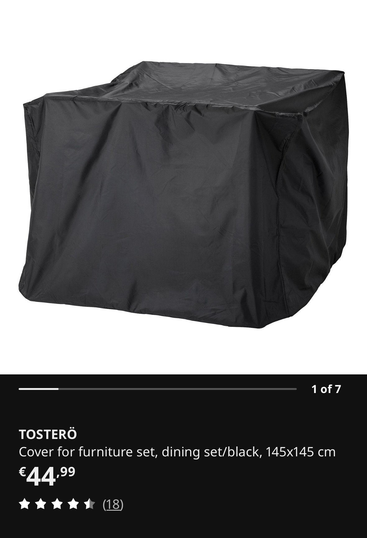 Tostero Hoes voor tuinset - Furniture cover, Tuin en Terras, Ophalen, Zo goed als nieuw