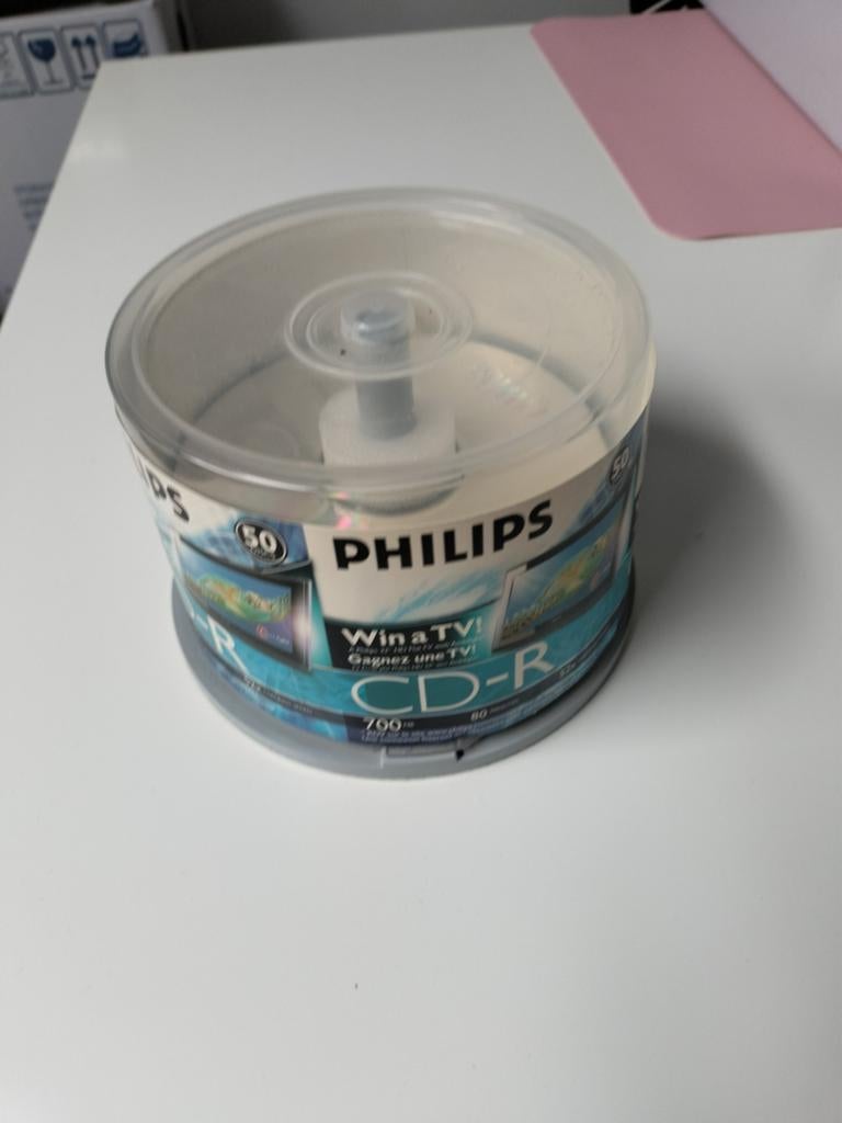 Philips CD-R 700MB/80min Spindel (50 stuks), Ophalen, Cd, Nieuw, Op spindel