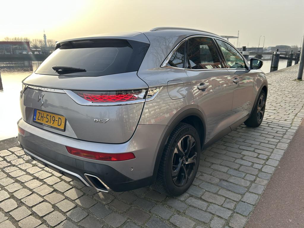 DS 7 Crossback 1.6 PureTech So Chic leer panodak automaat ap, Auto's, DS, 4 cilinders, Leder, SUV of Terreinwagen, 750 kg