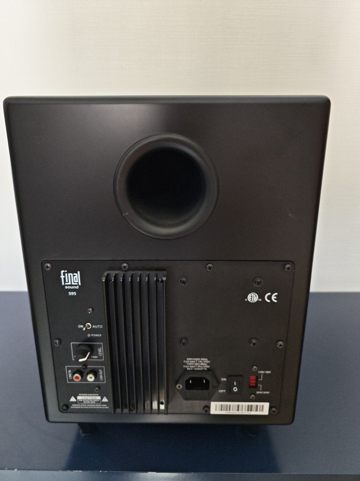 Foto 3 van Final S95 Subwoofer - Krachtige bas (2 stuks,prijs per stuk)
