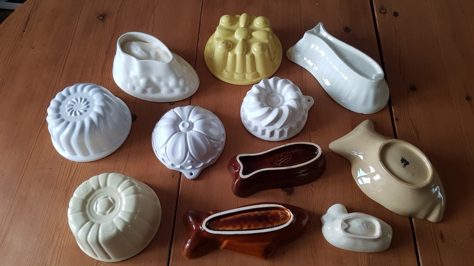 Pudding/saladevormen., Antiek en Kunst, Antiek | Schalen, Ophalen of Verzenden