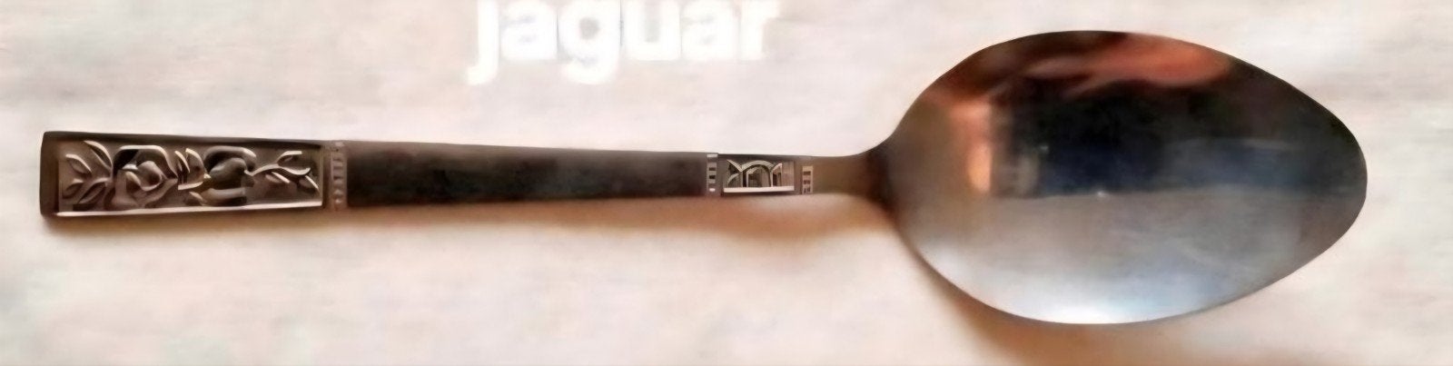 Jaguar Stainless Steel lepel rozen bestek, Ophalen of Verzenden, Rvs of Chroom