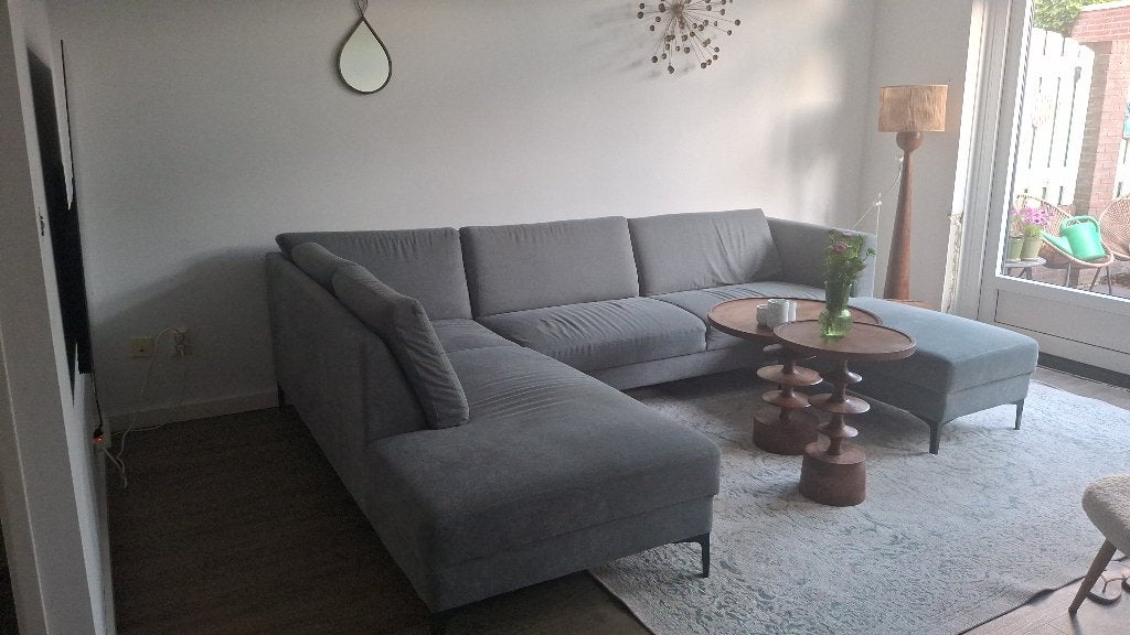 Bank gratis, Huis en Inrichting, Banken | Bankstellen, Ophalen, 250 tot 300 cm, Gebruikt, Hoekbank