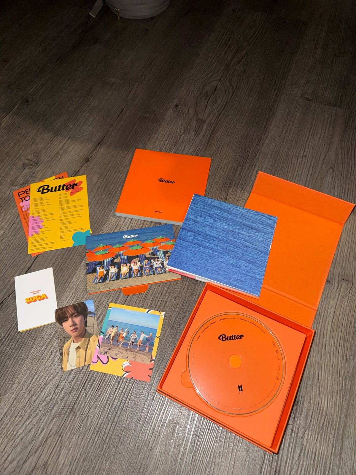 BTS Butter CD - Limited Edition met Jin Photocard, K-pop, Ophalen of Verzenden, Zo goed als nieuw, Inclusief boekje