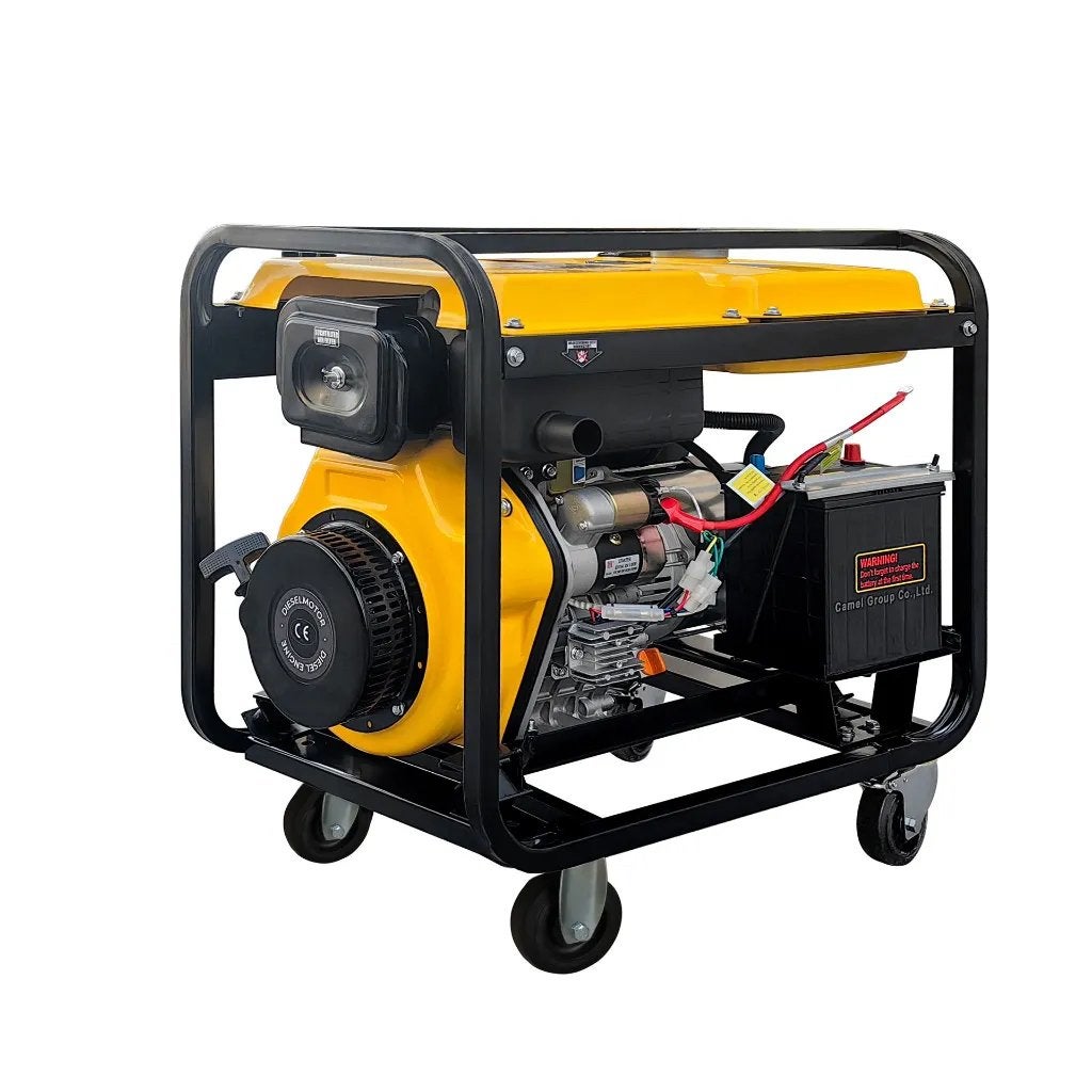 Diesel generator set open type 230V 6kVA met ATS, Ophalen, Nieuw