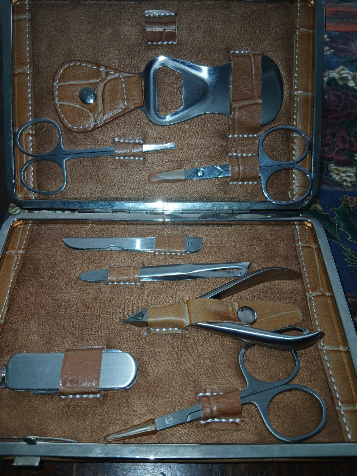Gerard Brinard Manicure/Pedicure Set in Luxe Etui, Ophalen of Verzenden, Zo goed als nieuw