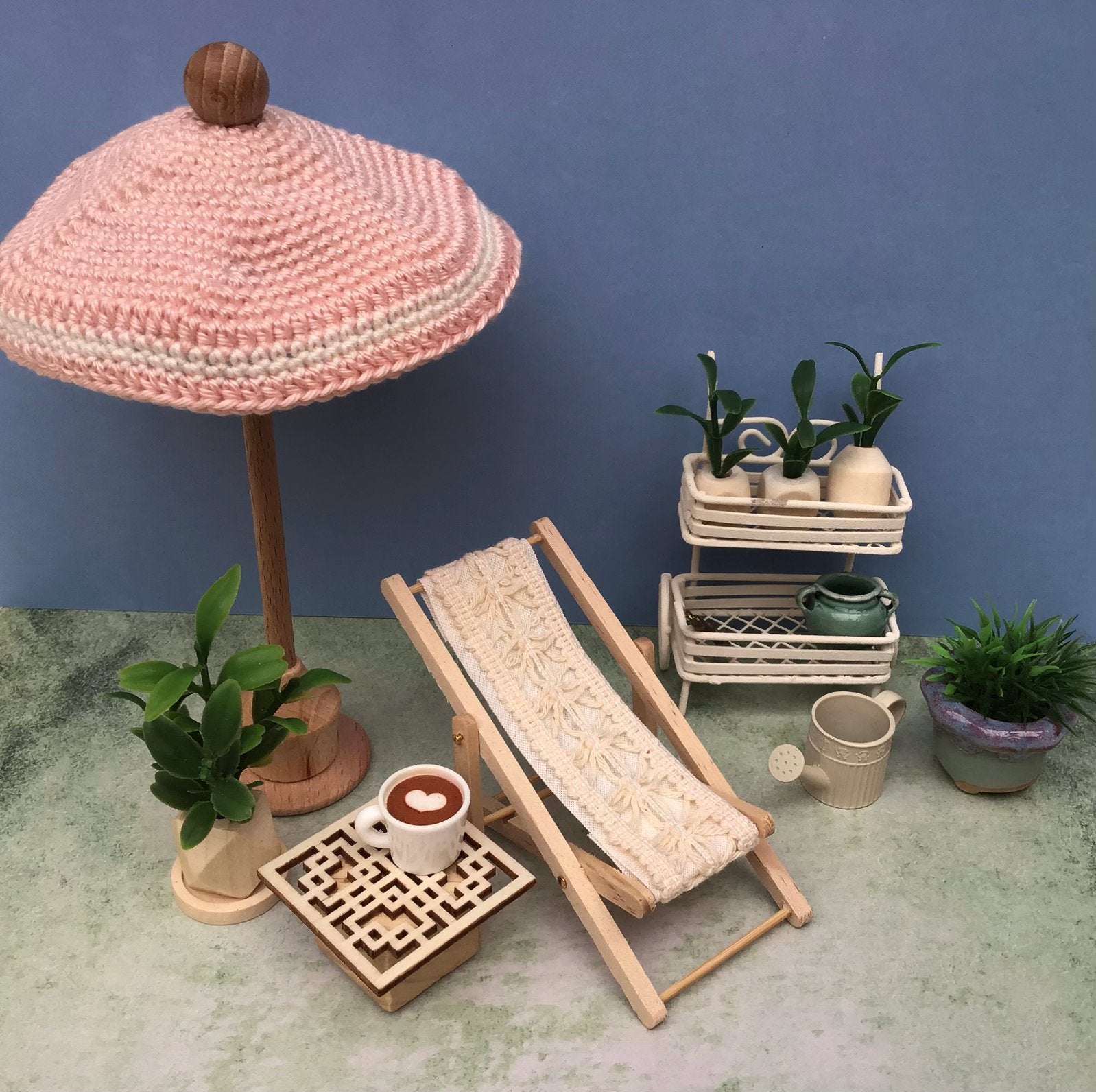 Tuintje voor Maileg muis en poppenhuis, Ophalen of Verzenden, Nieuw, Poppenhuis