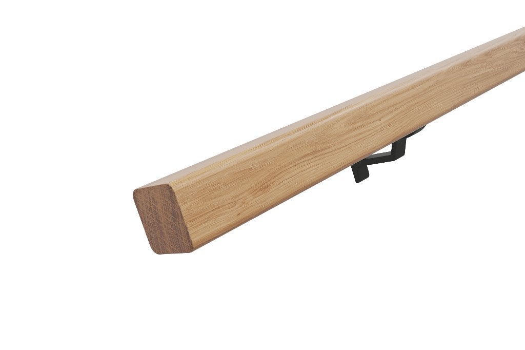 Eiken blok leuningen 40x40mm 5 stuks, Ophalen of Verzenden, Nieuw, Trap, 2 tot 4 meter