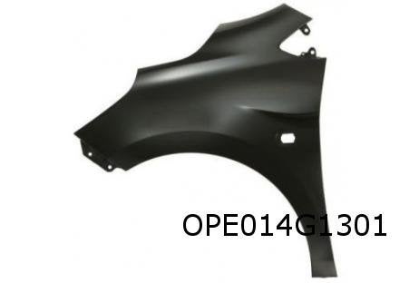 opel karl zijscherm links spatbord nieuw origineel 42695344