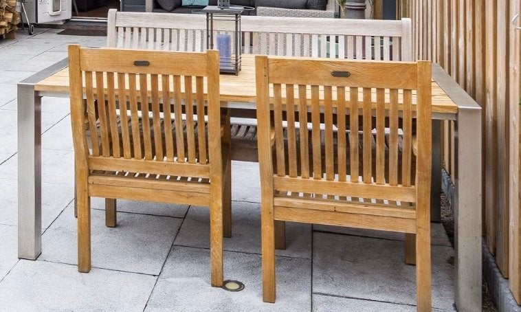 Tuinstoelen teak, Ophalen