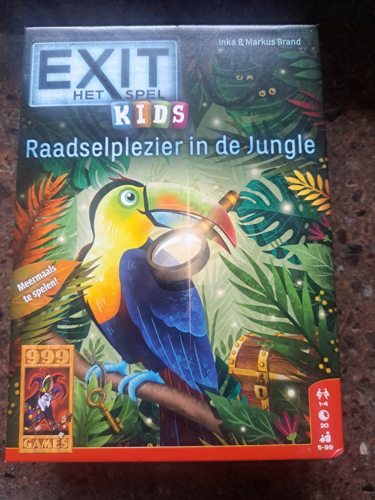 EXIT Het Spel Kids: Raadselplezier in de Jungle - NIEUW, Drie of vier spelers, Ophalen of Verzenden, Nieuw, 999 Games