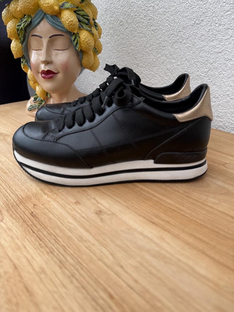 Hogan leren schoenen, Verzenden, Zwart, Overige typen, Hogan