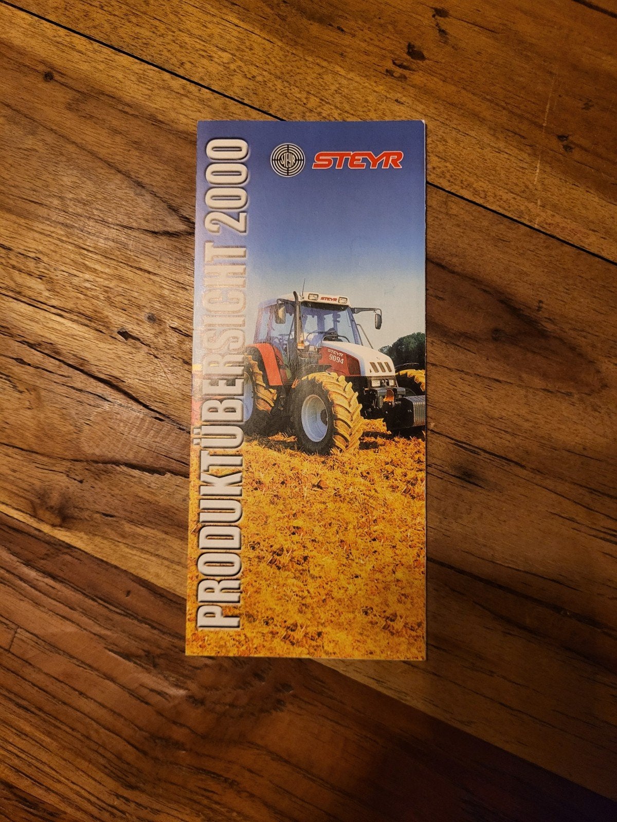tractor folder Steyr produktübersicht 2000, Ophalen of Verzenden