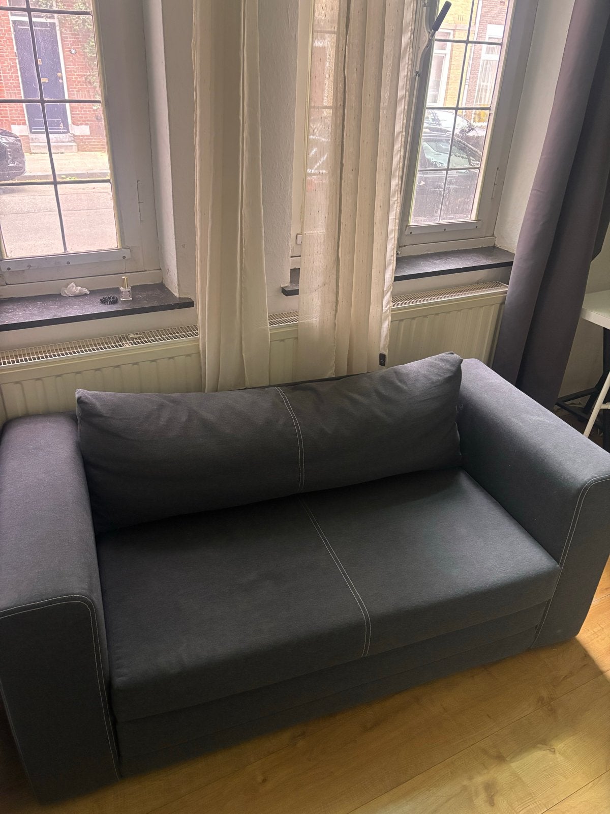 Ikea slaapbank - Compact en comfortabel, Huis en Inrichting, Slaapkamer | Slaapbanken, Ophalen, Gebruikt, Tweepersoons, 140 cm