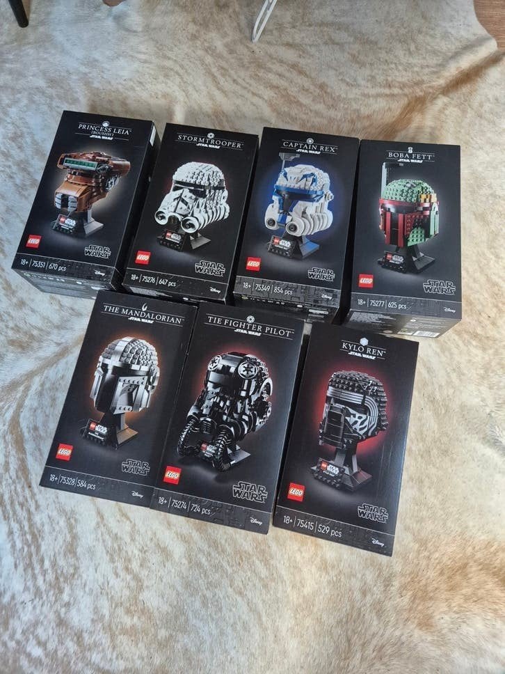 Lego Star Wars Helmet Collection - 7 Helmen, Kinderen en Baby's, Speelgoed | Duplo en Lego, Ophalen, Star Wars, Lego, Nieuw