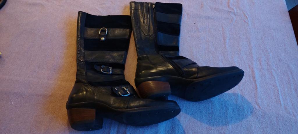 Mooie laarzen van Wolky maat 38, Kleding | Dames, Schoenen, Hoge laarzen, Wolky, Verzenden, Zwart