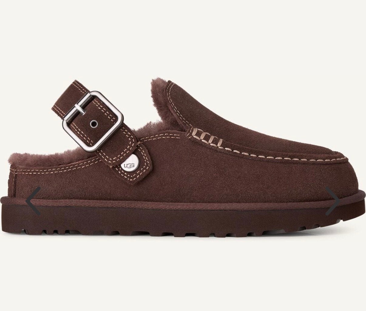 UGG Goldenstar Evelina Burnt Cedar Maat 40 Nieuw, Ophalen, Bruin, Nieuw, Sandalen of Muiltjes