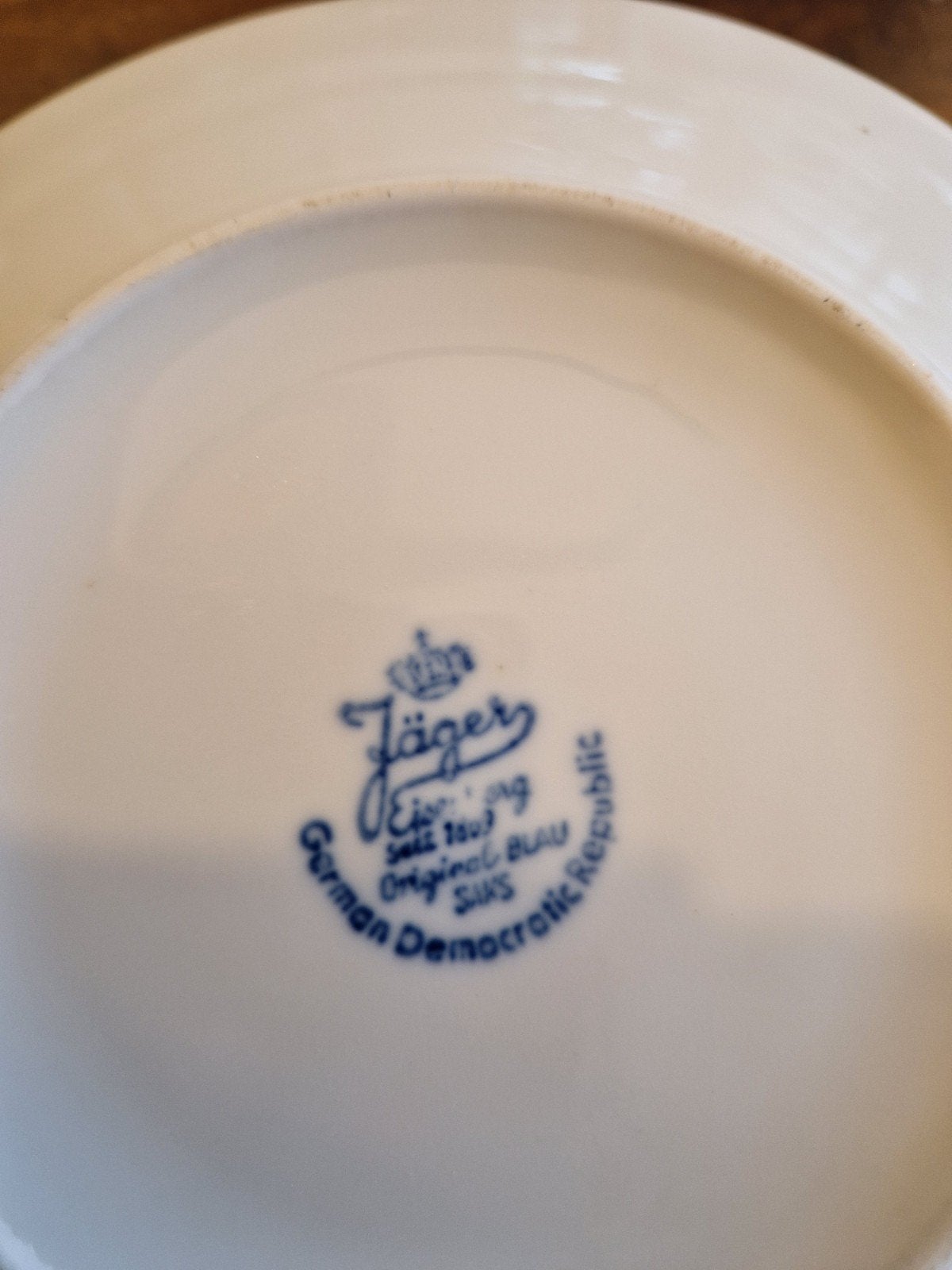 Jäger Eisenberg Original Blau Saks Servies - Vintage, Ophalen, Landelijk/Boerenbont, Zo goed als nieuw, Aardewerk