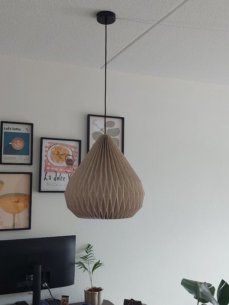 Moderne Hanglamp, Huis en Inrichting, Lampen | Hanglampen, Ophalen of Verzenden, Zo goed als nieuw, Minder dan 50 cm