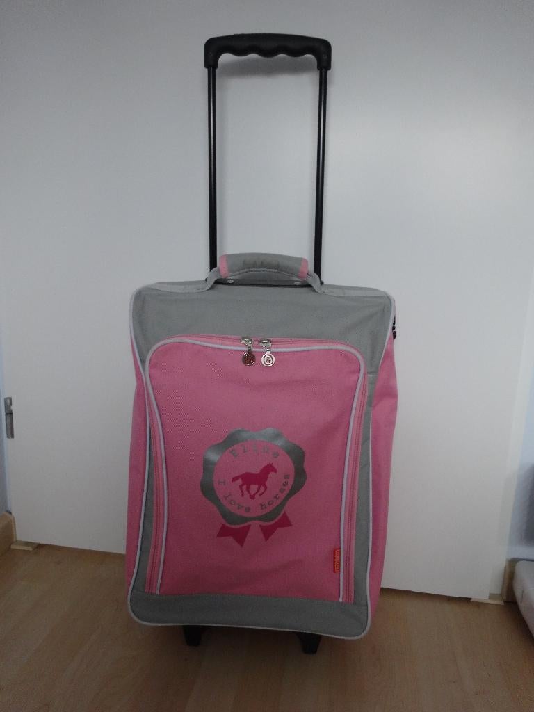 Paarden koffer 55 x 36 x 19 cm, Sieraden, Tassen en Uiterlijk, Koffers, Overige materialen, Wieltjes, 50 tot 60 cm, Ophalen of Verzenden