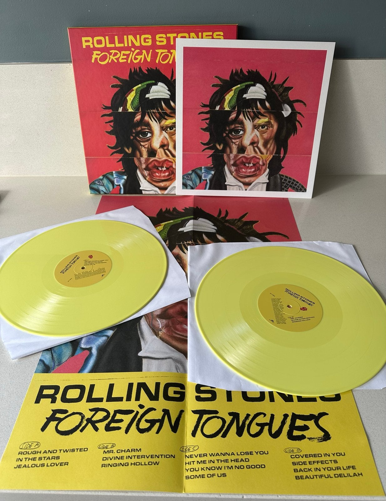 Rolling Stones - Foreign Tongues (Gele LP's, Boxset), Cd's en Dvd's, Boxset, Rock, Colored vinyl, Ophalen of Verzenden
