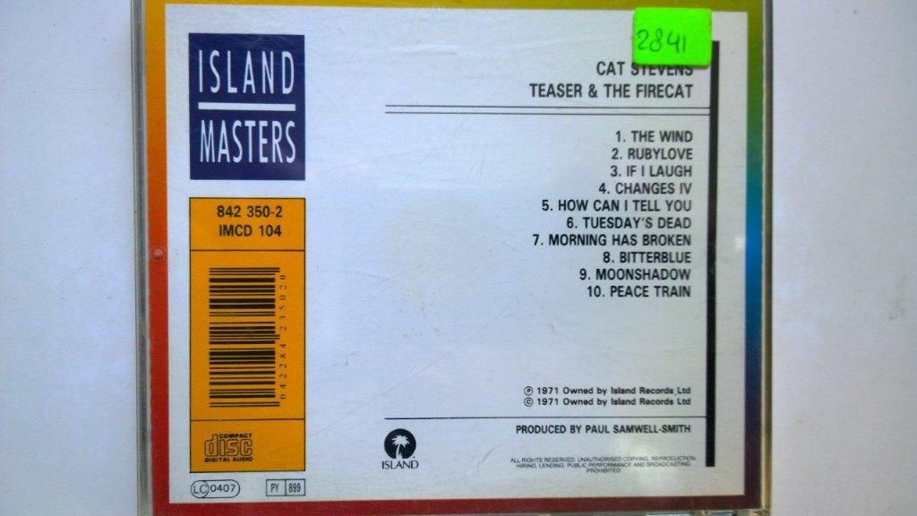 Cat Stevens - Teaser & The Firecat, Ophalen of Verzenden, Zo goed als nieuw