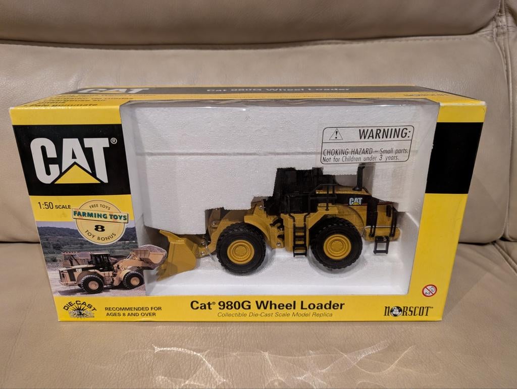 CAT 980G Wheel Loader, Hobby en Vrije tijd, Modelauto's | 1:50, Ophalen of Verzenden, Nieuw, Hijskraan, Tractor of Landbouw, Overige merken