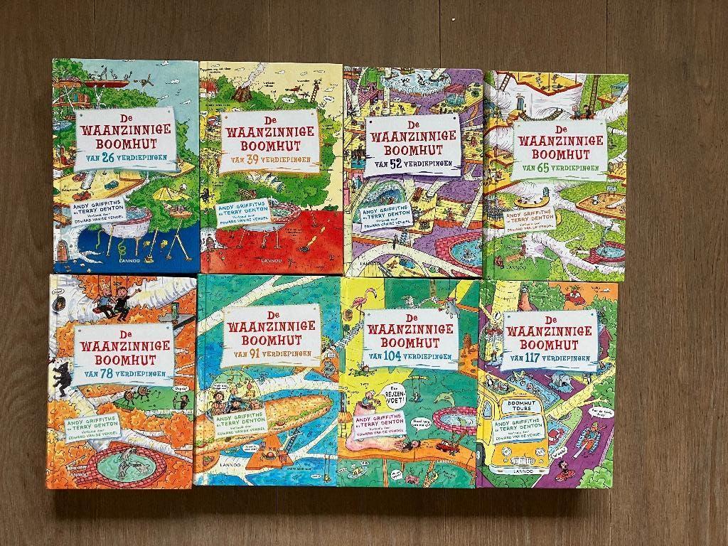 Boeken De Waanzinnige Boomhut deel 2 tm 9, Fictie algemeen, Ophalen of Verzenden, Zo goed als nieuw, Lannoo