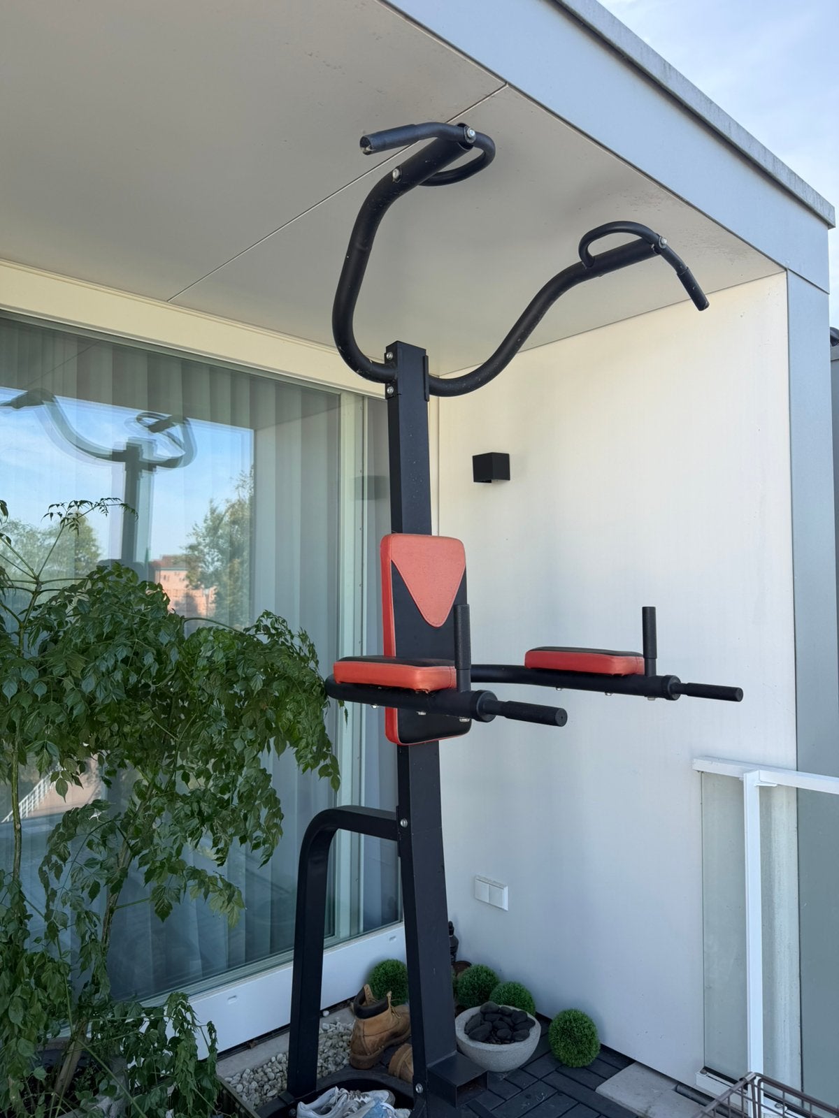 Multifunctioneel pull up/dip/abs rek - gebruikt, Ophalen, Zo goed als nieuw