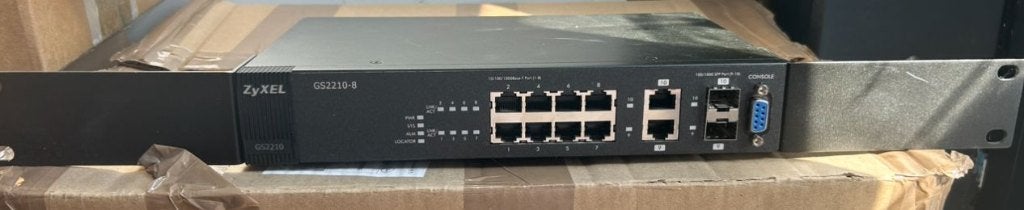 ☎️ Zyxel GS2210-8 GS2210 8-port Gigabit Switch ☎️, Ophalen of Verzenden, Refurbished