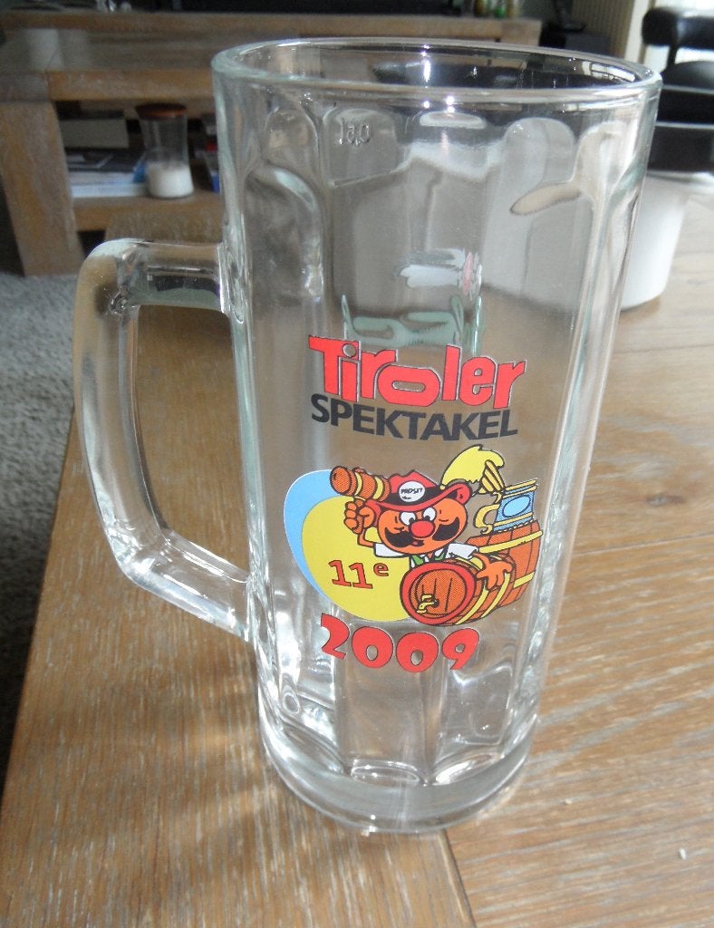 Bierpul 11e Tiroler Spektakel 2009, Ophalen of Verzenden, Zo goed als nieuw, Bierglas