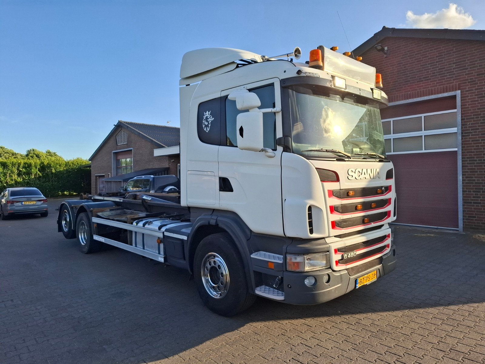 Scania G480 haakarm container auto 6x2, Auto's, Vrachtwagens, Euro 5, Scania, Bedrijf, Te koop