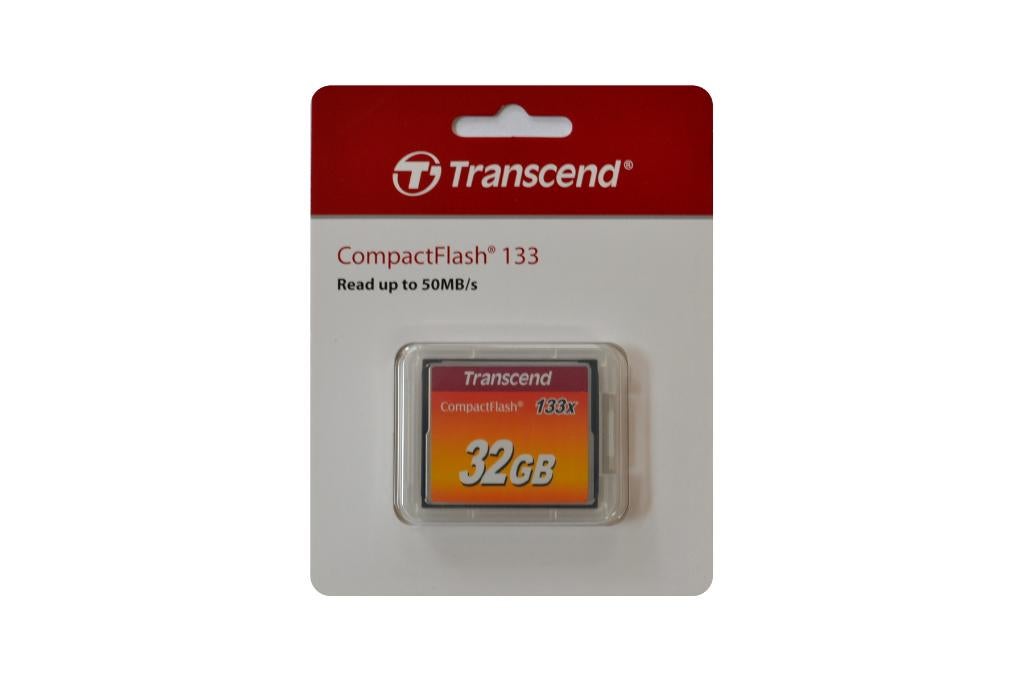 Transcend 32GB CompactFlash 133 geheugenkaart, 32 GB, Support-nl@transcend-info.com, Nieuw, Ophalen of Verzenden