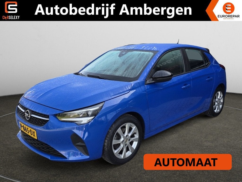 Opel Corsa 1.2 Edition (bj 2022, automaat), Auto's, Automaat, 12 maanden, Gebruikt, Blauw