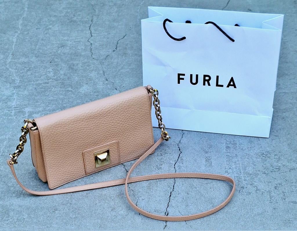 Furla Leren Handtas - Elegant en Tijdloos Design, Sieraden, Tassen en Uiterlijk, Tassen | Damestassen, Verzenden, Zo goed als nieuw
