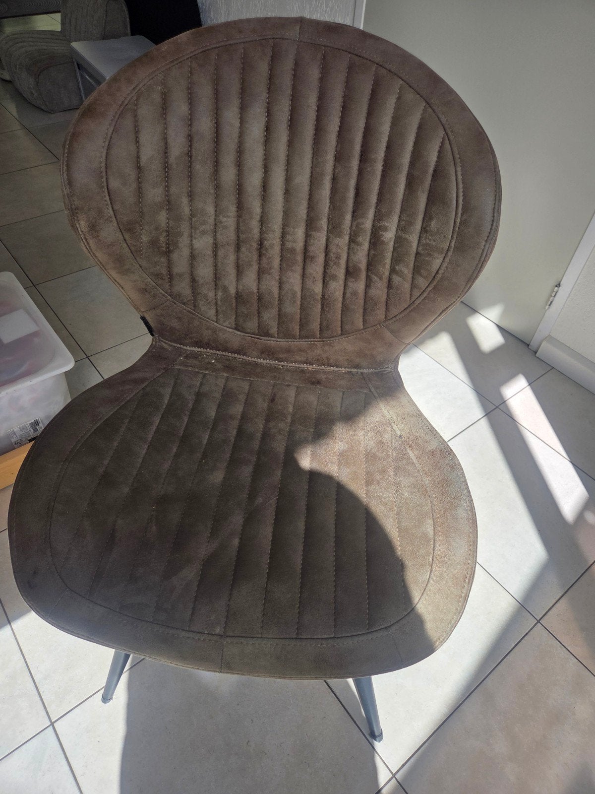 6 MX Sofa eetkamerstoelen - Bruin, Grijs, Groen, Huis en Inrichting, Stoelen, Ophalen, Gebruikt, Bruin, Vijf, Zes of meer stoelen