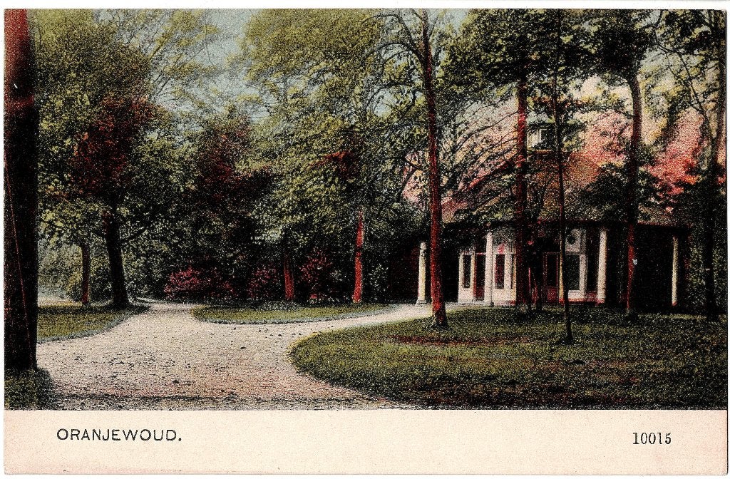 Oranjewoud (fr) het Kon. tuinhuisje, ongelopen, voor 1908,, Verzenden, Voor 1920, Ongelopen, Friesland